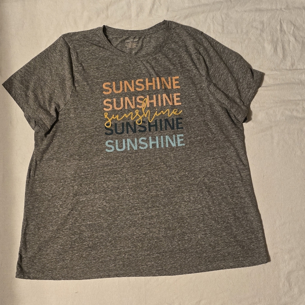 Lane Bryant Charcoal Tee